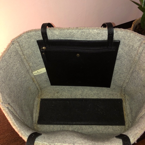 ***FLASH SALE EVERYTHING 1/2 OFF*** Kate Spade Nouveau York Felt Tote - Picture 5 of 7